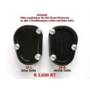 Alu Seitenständererhöhung BMW R1200RT ab Bj. 2004 Platte rechts