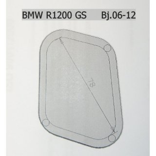 Alu Seitenständererhöhung BMW R1200GS Bj.2006-2012