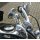 TomTom Rider 400er, 500er Reihe Navihalter Kugelflex® chrom mit Lenkerschelle