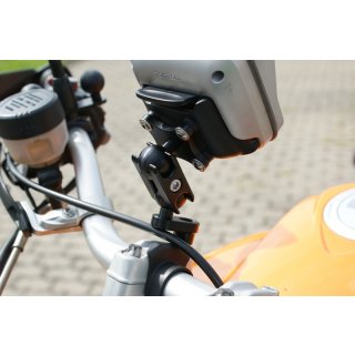 TOMTOM Rider 400er/500er Reihe Navihalter Kugelflex® mit Versatzhalter/ M8