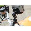 TOMTOM Rider 400er/500er Reihe Navihalter Kugelflex® mit Versatzhalter/ M8