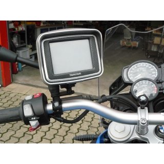 TOMTOM Rider 1-3 / GARMIN Zumo Navihalter Kugelflex® mit Spiegelhalter