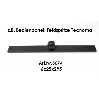 Alu-Platte Kugelflex® mit Kugel für Feldspritze Tecnoma 6 x 25 x 295