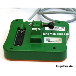 Alu Halter Kugelflex®  mit Kugel f. Bedienterminal Amazone/Rauch