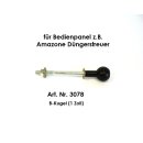 Alu-Halter Kugelflex®  mit Kugel für Bedienterminal Amazone/Rauch