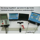 Fendt-Set3 Bedienpanel / Terminal Halter Alu Kugelflex® für Fendt Vario 300er, 500er, 700er Serie