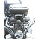 Navi-Platte Alu Kugelflex® mit Kugel für Navi Motorrad GARMIN Zumo u. TOMTOM Rider