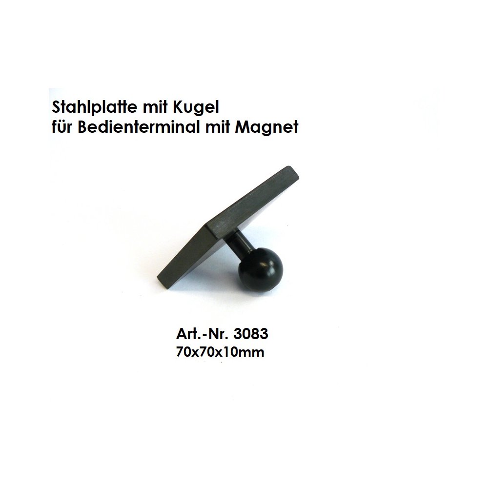Stahlplatte Kugelflex® mit Kugel für Magnet, 28,00 €