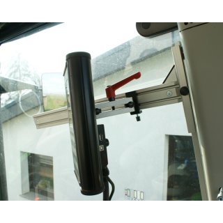 Alu Platte Kugelflex® 120x30 Lochbild:90mm, z.B.Pöttinger Ladewagen
