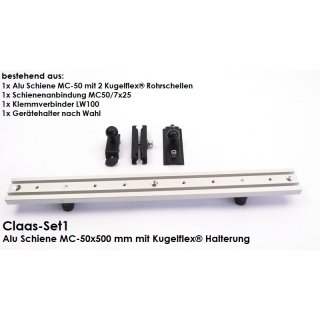 Claas-Set1 Kugelflex® für Anbindung am Rohrbügel