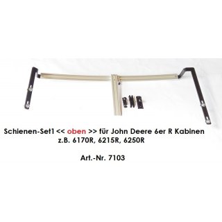 John Deere Schienen-Set Alu Kugelflex® für John Deere 6215R, R-Kabinen <<OBEN>>