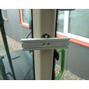 Fendt Bedienpanel /Terminal-Halter Kugelflex®  aus Aluminium mit Schiene / ersetzt Kleiderhaken