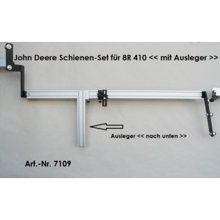 John Deere Schienen-Set Alu Kugelflex® für John Deere 8R Serie z.B.310, 410 << mit Ausleger >>