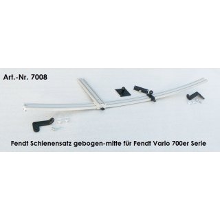Fendt-Schienensatz <<gebogen-mitte>> Alu Kugelflex® für Fendt Vario 300/500/700er Serie (auch Version ONE)