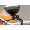 TomTom Rider 1-3 / GARMIN Zumo Navihalter Kugelflex®  chrom mit Kugel