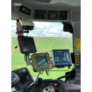 Alu-Schiene MC-50 mit Rohranbindung für z. B. Claas, Valtra 400 mm