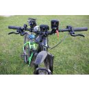 Edelstahl Smartphone Halter Querbefestigung Kugelflex® zur Montage am Bügel/Rohr Ø14-30 mm