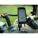 Edelstahl Smartphone Halter am Fahrersitz Massey Ferguson 7718S