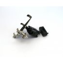 Valle on Tour Set2Q - Edelstahl Smartphone/Handy Halter Kugelflex® Querbefestigung zur Montage am Bügel 2- Breite: 75-94 mm 75