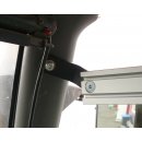 Deutz Schienen-Set Alu Kugelflex® für Deutz Agrotron M620 < oben > 3091- Alu Platte, Lochabstand 50 mm
