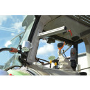 Deutz Schienen-Set Alu Kugelflex® für Deutz 6150 6er Serie 3083- Stahlplatte 70x70x10 für Magnet