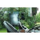 Edelstahl Smartphone Halter Kugelflex® zur Montage am Fendt