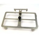 Tablethalter Edelstahl-Halterung Kugelflex® für iPad/Tablet/Bildschirm 240 x 154-214 mm