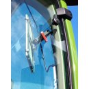Tablethalter Edelstahl-Halterung Kugelflex® für iPad/Tablet/Bildschirm 240 x 154-214 mm