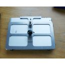 Tablethalter Edelstahl-Halterung Kugelflex® für iPad/Tablet/Bildschirm 240 x 154-214 mm