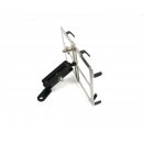 Tablethalter Edelstahl-Halterung Kugelflex® für iPad /Tablet mit Befestigung an einem 8-10 mm Gewinde 300 x 176-230 mm