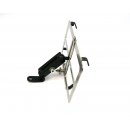 Tablethalter Edelstahl-Halterung Kugelflex® für iPad /Tablet mit Befestigung an einem 8-10 mm Gewinde 300 x 176-230 mm