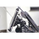 Valle on Tour Set2 - Edelstahl Smartphone/Handy Halter Kugelflex® zur Montage am Bügel 2- 77 x 140-180 mm 100