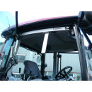 Valtra-Schienensatz Kugelflex® <<gebogen oben>> für Valtra A104 3091 Alu Platte, Lochabstand 50 mm