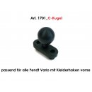 Fendt Kugelflex® Alu Halter mit C-Kugel an der...