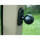 Fendt Kugelflex® Alu Halter mit C-Kugel an der Kabinensäule