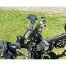 Edelstahl Smartphone/Handy Halter Kugelflex® zur Montage am Bügel / Rohr 14-30 mm 1- 73 x 124-155 mm  75