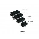 Edelstahl Smartphone/Handy Halter Kugelflex® zur Montage am Bügel / Rohr 14-30 mm 3- 84 x 140-180 mm  75