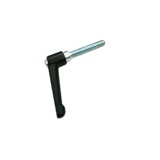 Schnellklemmhebel / verstellbarer Klemmhebel M10 Stahl-verzinkt / schwarz