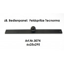 Bedienpanel / Terminal Halter Alu Kugelflex®  Starterset1 mit Anbindung Kugel 3077- Platte 80x75x5 mm, Lochbild 45-65 mm (quadratisch) f. Kuhn Rundballenpresse / Rauch M8
