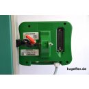 Bedienpanel / Terminal Halter Alu Kugelflex®  Starterset1 mit Anbindung Kugel 3083- Stahlplatte Kugelflex® mit Kugel  für Magnet M5