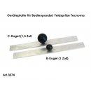 Alu-Platte Kugelflex® mit Kugel für Feldspritze...