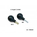 C-Kugel Alu Kugelflex® M8, M10 Gewinde M10