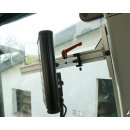 Alu-Platte Kugelflex® 120 x 30 mm, Lochbild 90mm, z.B.Pöttinger Ladewagen B-Kugel (1 Zoll)