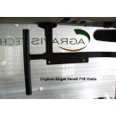 Fendt-Set1 Bedienpanel / Terminal Halter Alu Kugelflex® für Fendt Vario 300er, 500er, 700er Serie 3089- Alu Platte 120x120 mm, Lochbild 100x100 mm