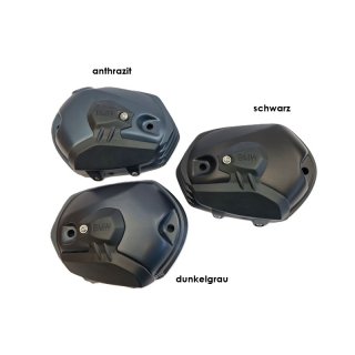 Ventildeckel HP2 Sport und R1200 DOHC mit Sturzpads schwarz