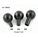 B-Kugel Alu Kugelflex® M5, M6, M8 Gewinde M6