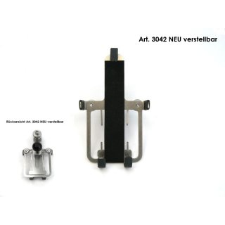 Edelstahl - Smartphone- /Handyhalter Kugelflex® 3 - 84  x 140-180 mm