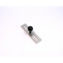 Alu-Platte Kugelflex®  mit Kugel 6 x 30 x130 mm für Bomech Gülleverteiler B-Kugel (1 Zoll)