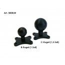 Alu-Platte Kugelflex® mit Kugel LW Lochbohrung 30 x...