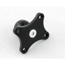 Alu-Platte Kugelflex® mit Kugel LW Lochbohrung 30 x 38 mm B-Kugel (1Zoll)